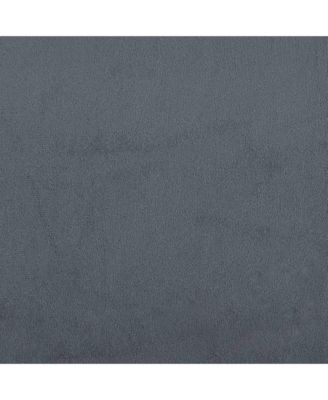 Slipper Chair Dark Gray Velvet