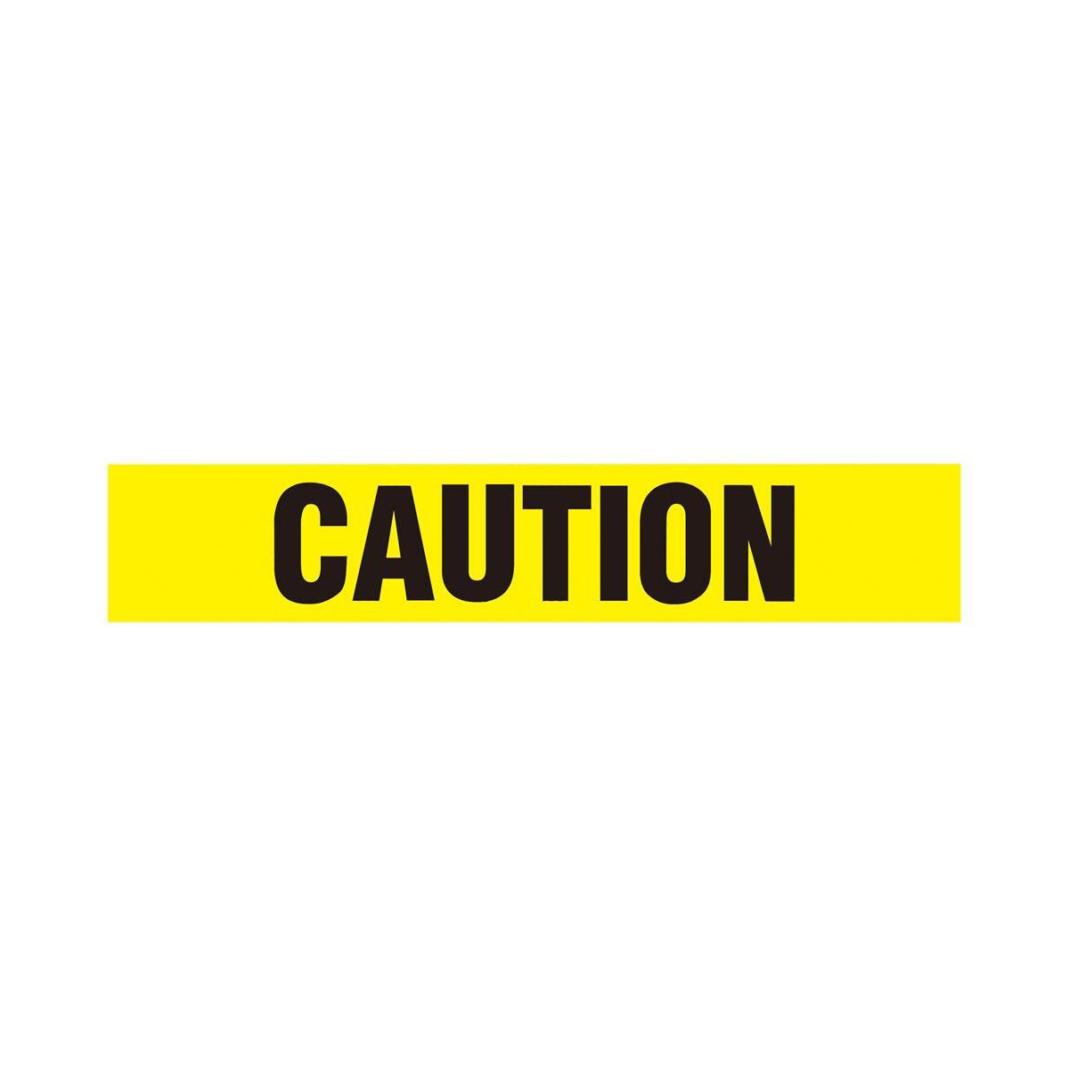 Caution Barricade Tape, 656' Length, Waterproof, Uv-Resistant, Tear-Resistant (Set of 8 Rolls) - Yellow