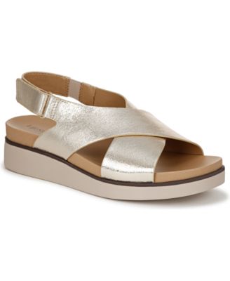LifeStride - Women's Georgina Square Open Toe Slingback Platform Sandals