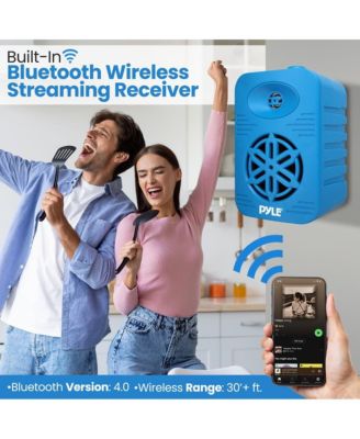 4” 2-Way Indoor/Outdoor Bluetooth Wireless Speaker System - Waterproof, 300W Max Power, 1/2” Tweeter