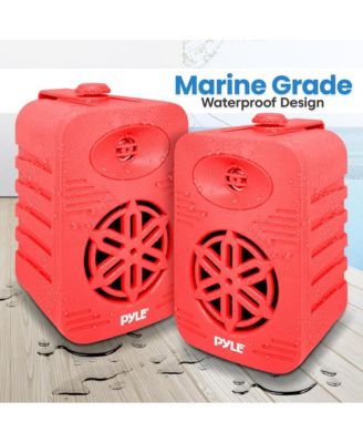 4” 2-Way Indoor/Outdoor Bluetooth Wireless Speaker System - Waterproof, 300W Max Power, 1/2” Tweeter