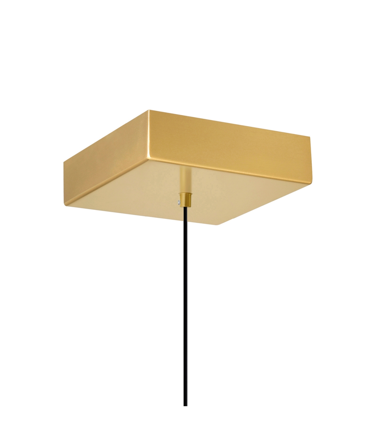 Cwi Lighting 12" Metal Lava Integrated Led Mini Pendant In Brass