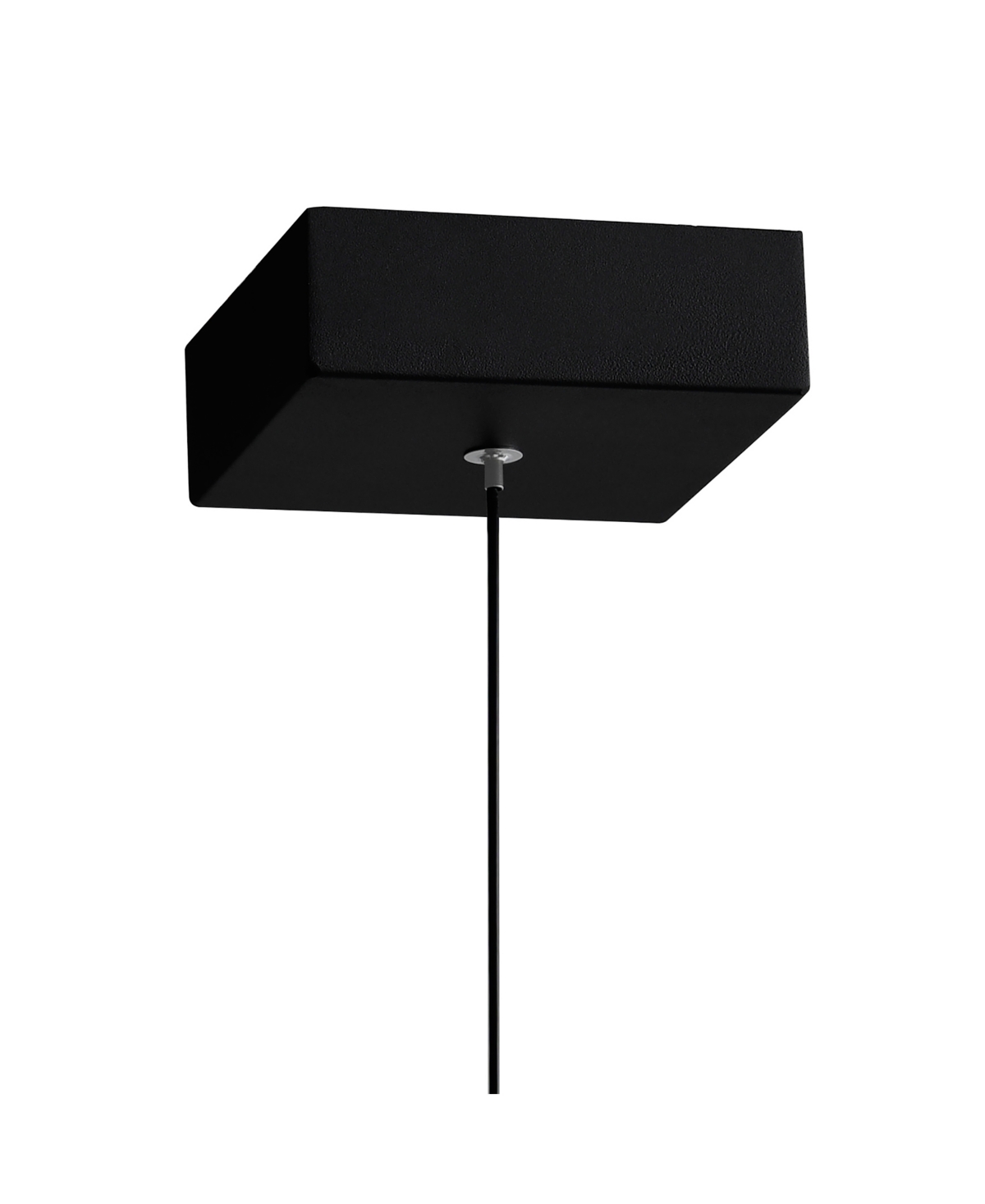 Cwi Lighting 16" Metal Greta Integrated Led Mini Pendant In Black