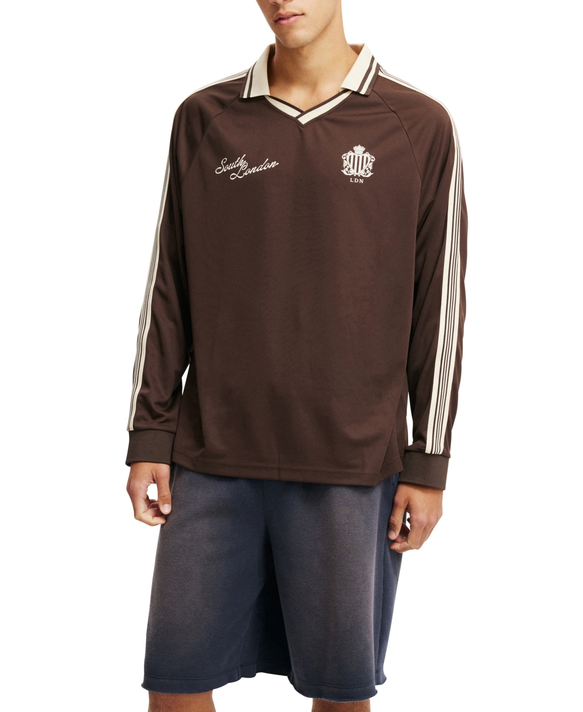 Shop Cotton On Men's Super Baggy Fleece Shorts In Dark Navy
