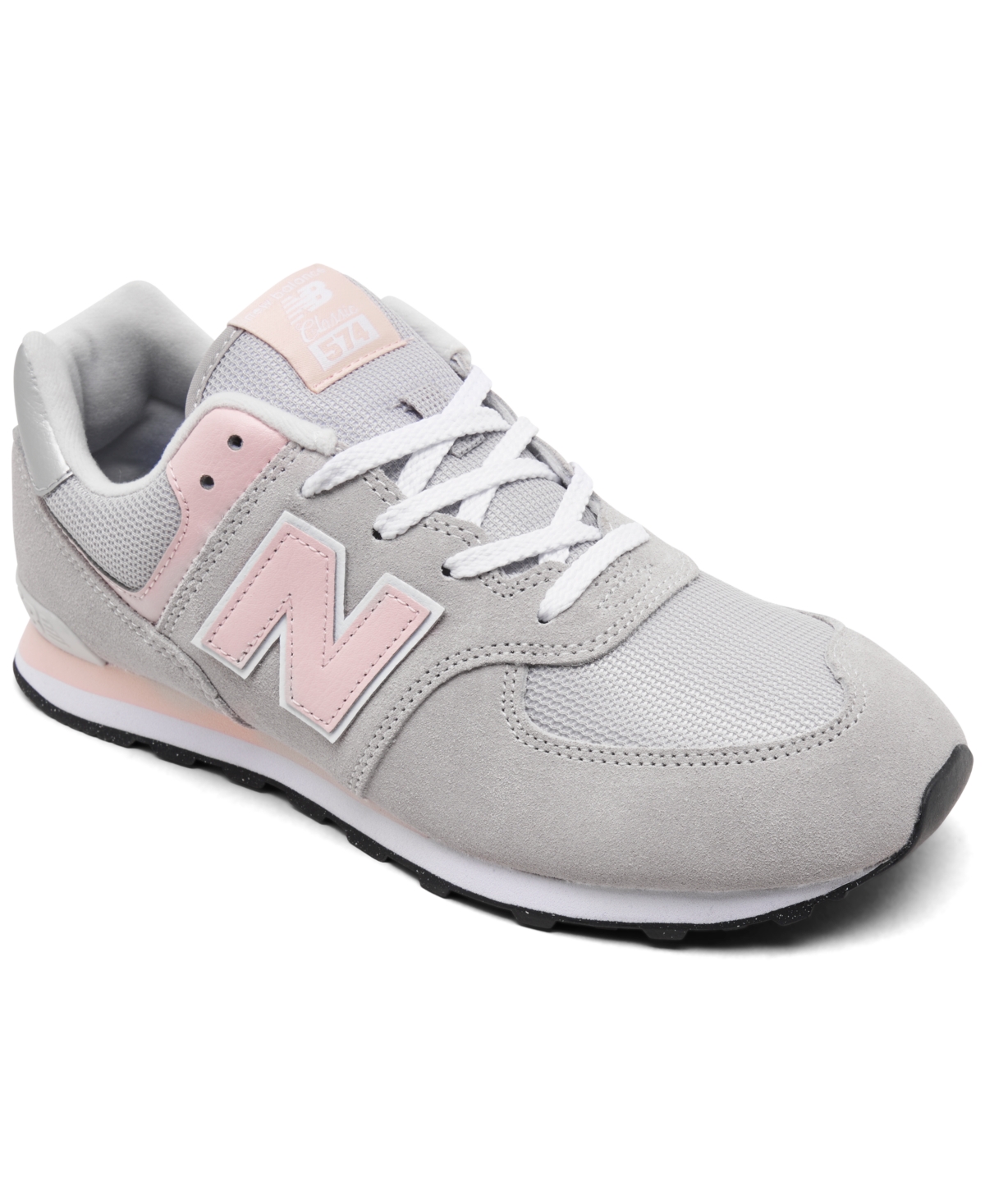 New Balance Little Kids 574 Casual Sneakers From Finish Line In Rain Cloud