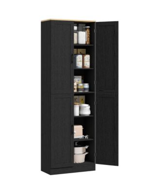 67" Kitchen Pantry Storage Cabinet w/ Shelves