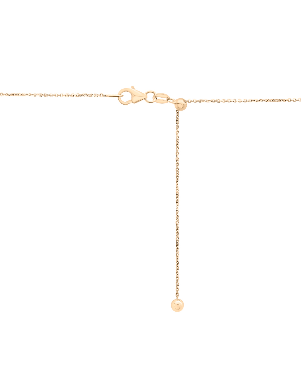 Wrapped In Love Diamond Open Oval 18" Pendant Necklace (1/2 Ct. T.w.) In 14k White Or Yellow Gold, Created For Macy' In Yellow Gold