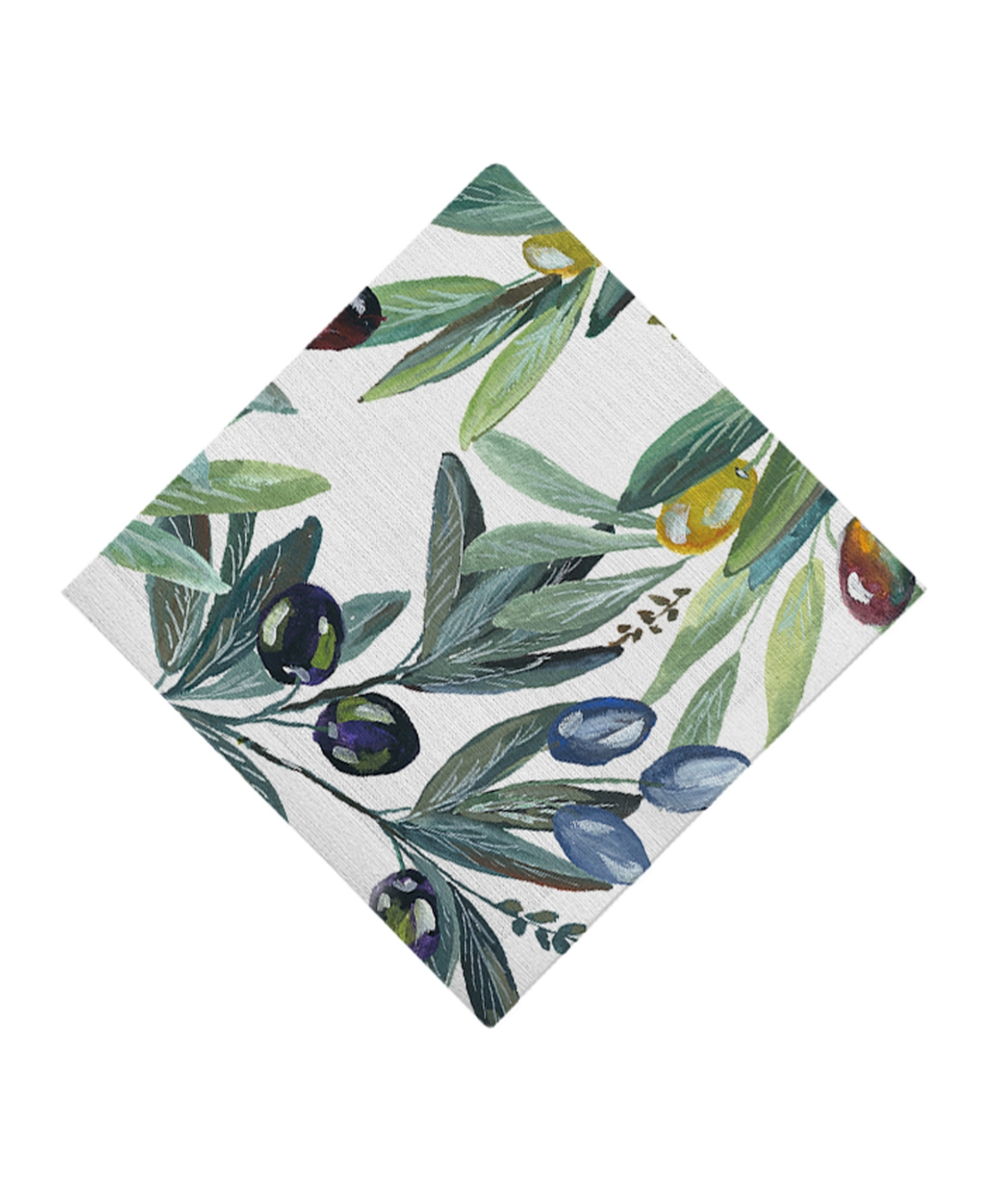 Laural Home Olive Grove Set Of 4 Napkin, 20" X 20" In Green