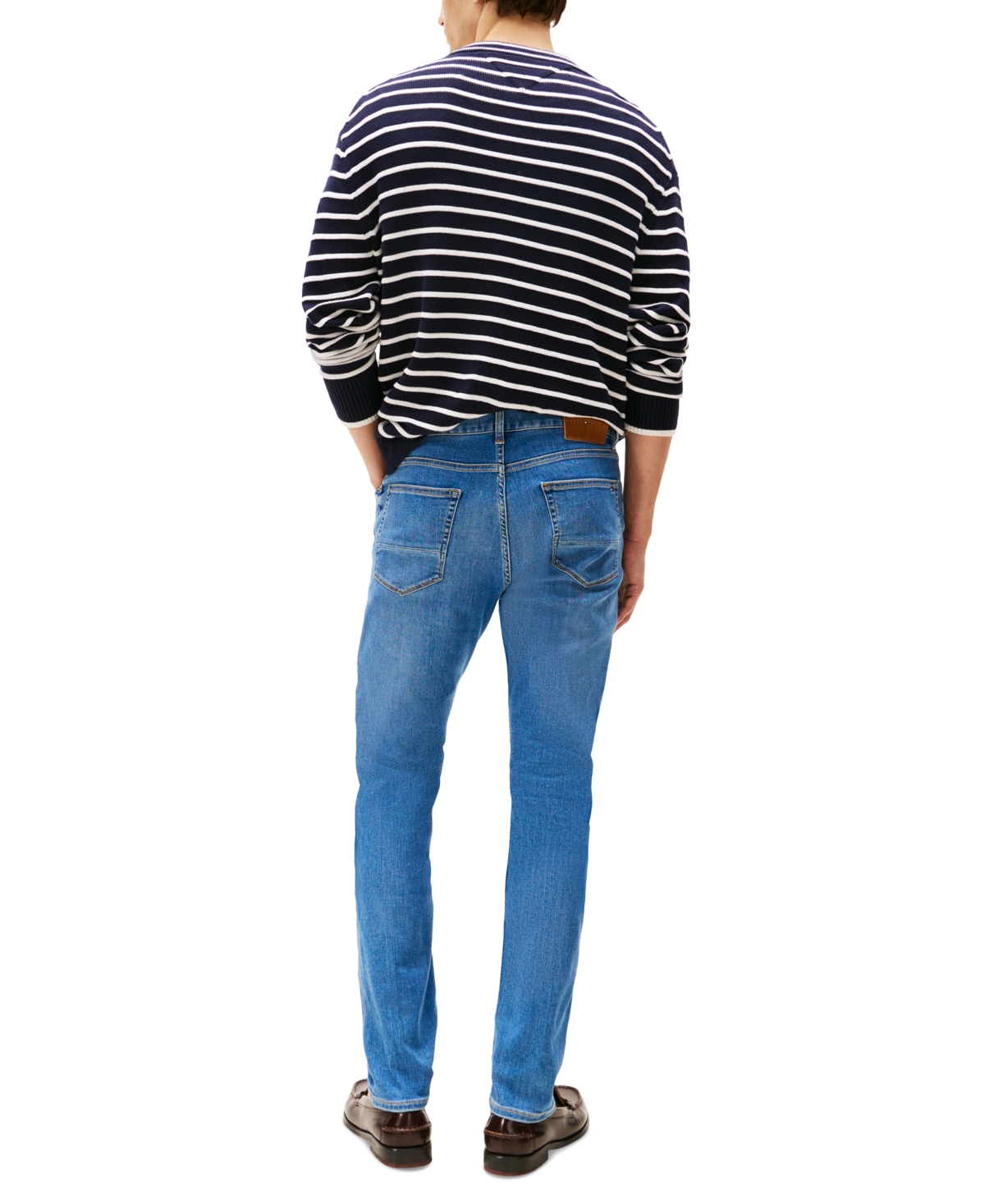 Tommy Hilfiger Men's Bleeker Slim Fit Stretch Jeans In Finn Indigo