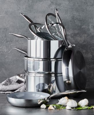 Valencia Pro Stainless Steel 10-Pc. Cookware Set