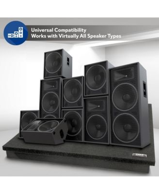 Stage & Studio PA Speaker Platform Base, Sound Isolation Absorbing, 22.5” x 17.8” for Speakers up to 110 lbs