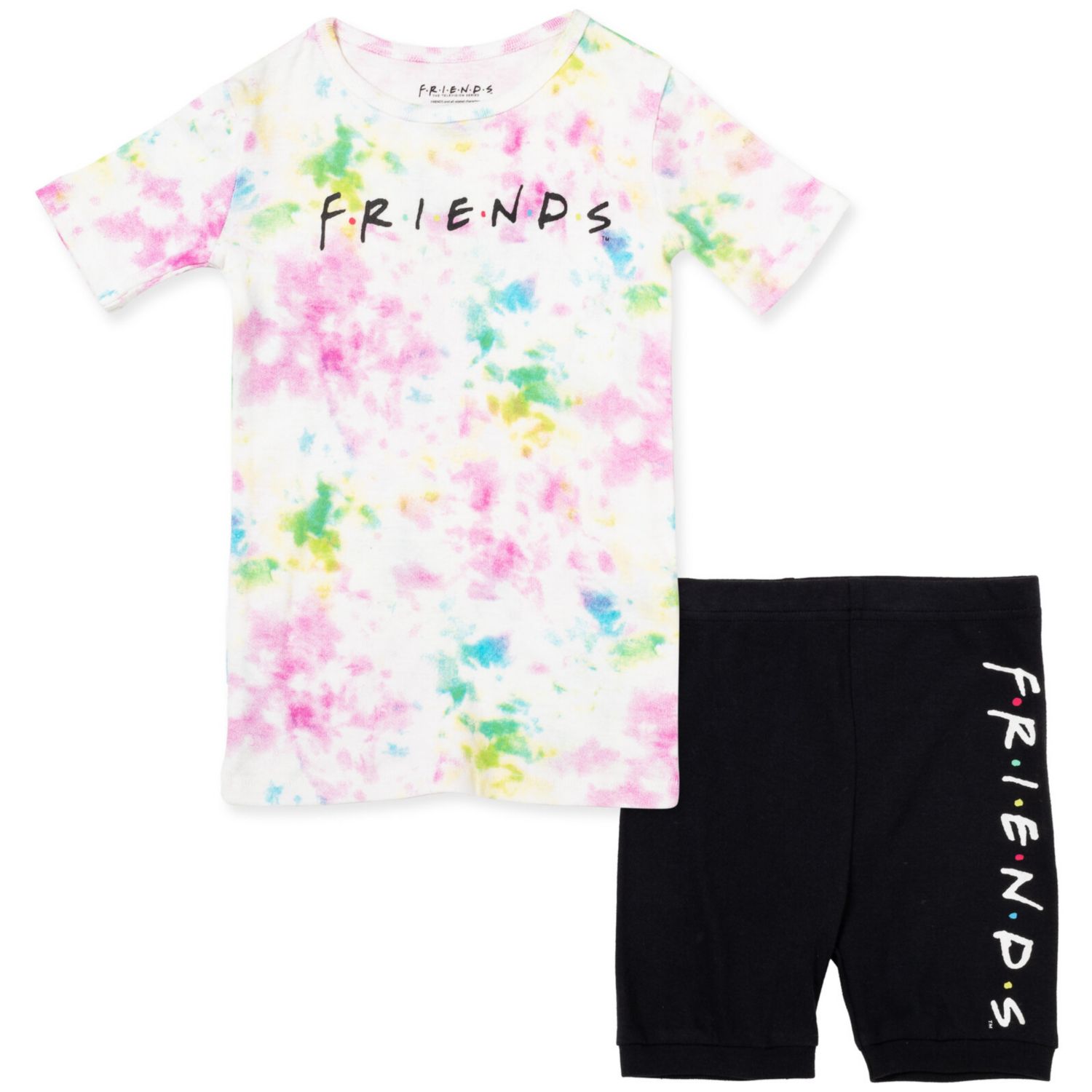 Girls Pajama Shirt and Shorts Sleep Set