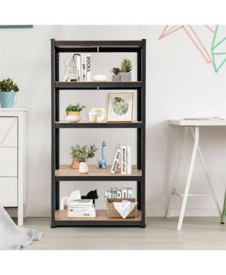 Heavy-Duty 5-Tier Adjustable Shelving Unit for Garage Storage and Organization