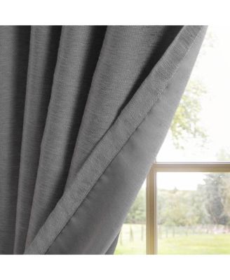 Texture Room Darkening Grommet Curtains Pair, 52"X96"
