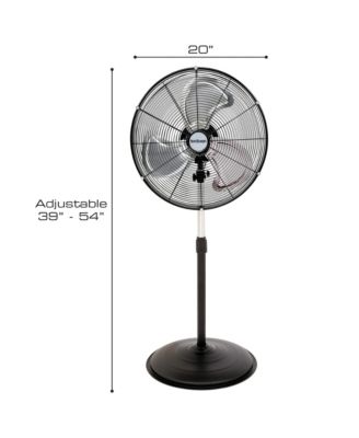 Pro Series 20 Inch High Velocity Oscillating Pedestal Stand Fan