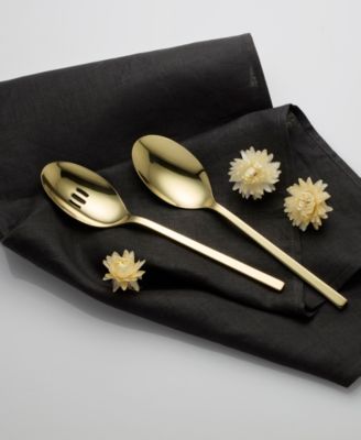 Allay Champagne 2-Piece Serving Spoon Set