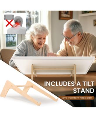 1500-piece 35" x 26.8" Portable Puzzle Board, Double-sided Plastic Puzzle Board with Drawer and Base