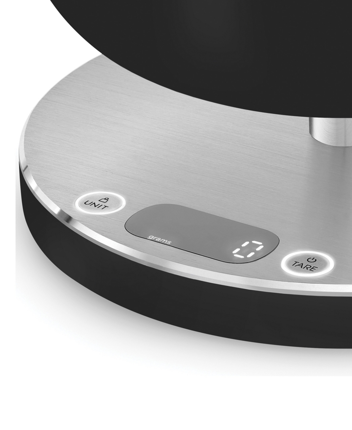 Smeg Contemporary Kitchen Scale In Matte Black