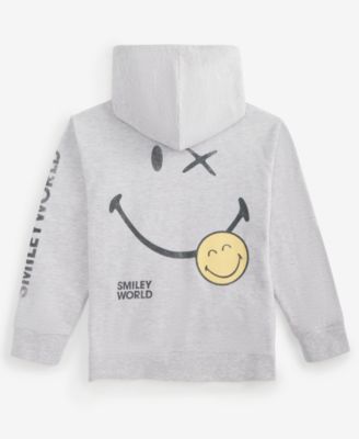 Grayson Threads Kids, The Label - Big Boys Smiley Hoodie