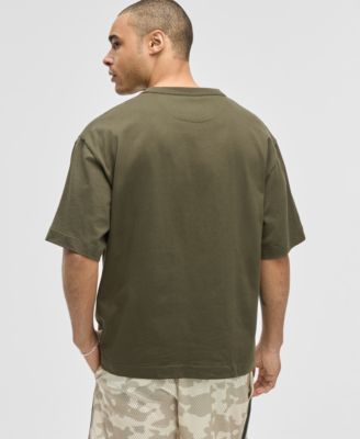 Men's Short-Sleeve Relaxed-Fit Mixed Media T-Shirt, Exclusively at Macy's