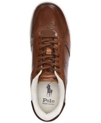 Polo Ralph Lauren Men's Masters Court Burnished Leather