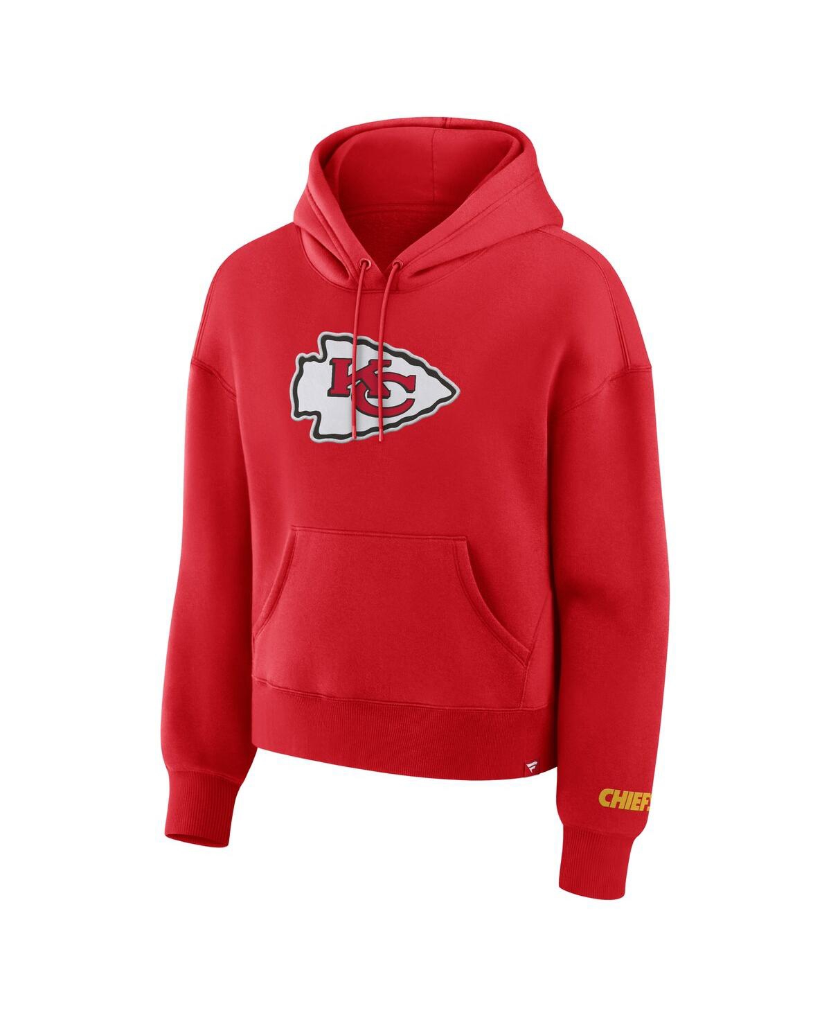Fanatics Women's Red Kansas City Chiefs Legacy Fleece Pullover Hoodie In Red