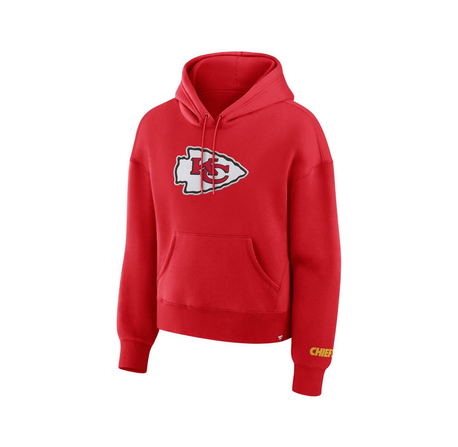 Women's Red Kansas City Chiefs Legacy Fleece Pullover Hoodie