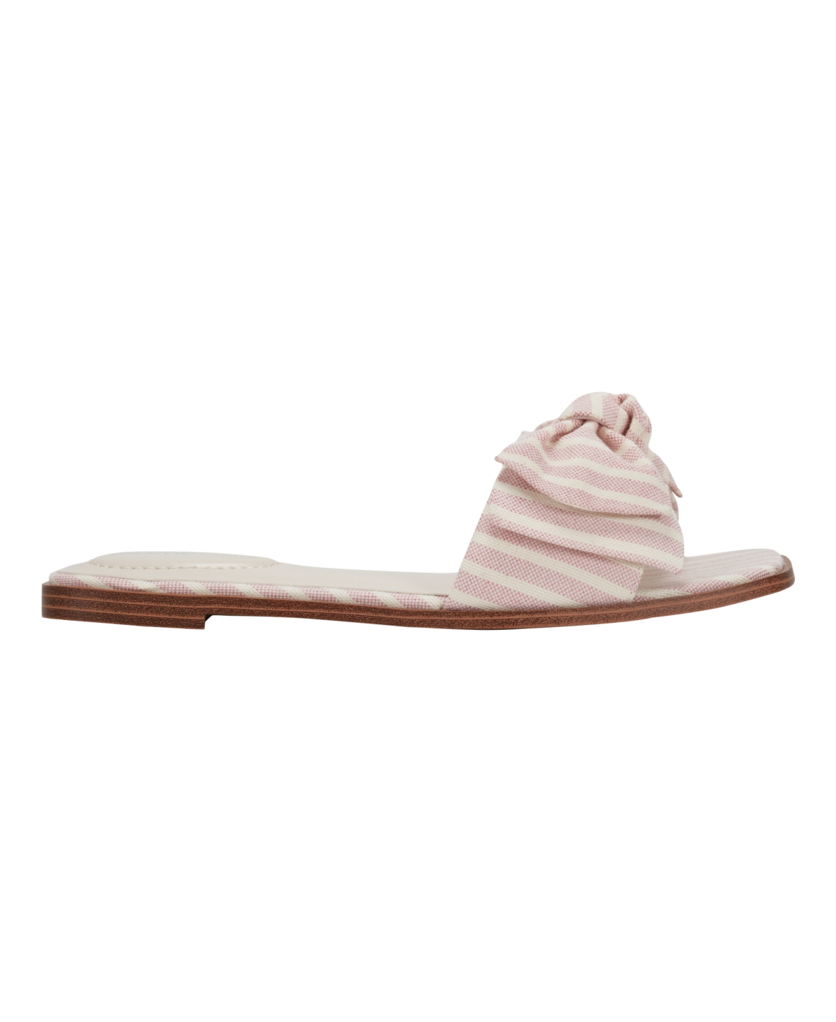 BANDOLINO WOMEN'S VIOLETA BOW FLAT SLIDE SANDALS 