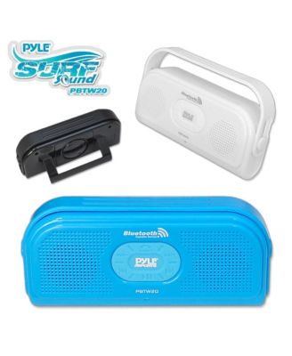 Surf Sound Bluetooth Waterproof Stereo Speaker & Hands-Free Calling (Blue)