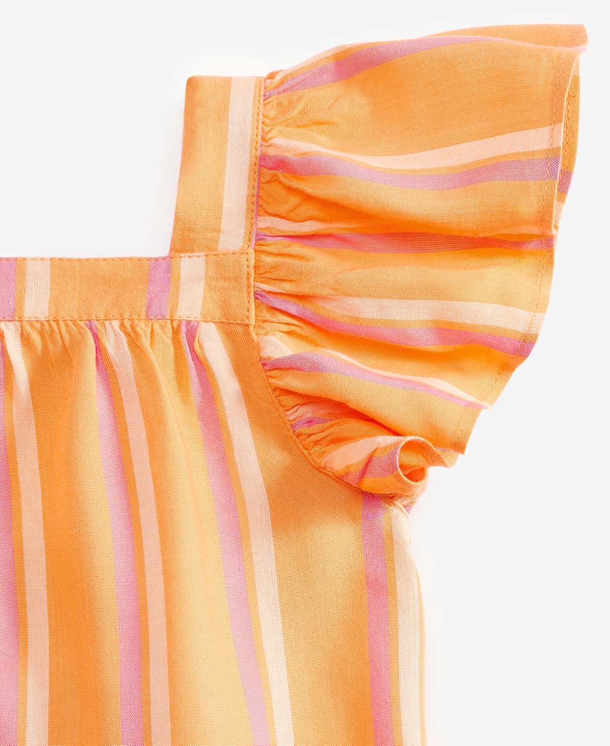 Epic Threads Toddler Girl Stripe Woven Short Set, Exclusively At Macy's In My Marigol
