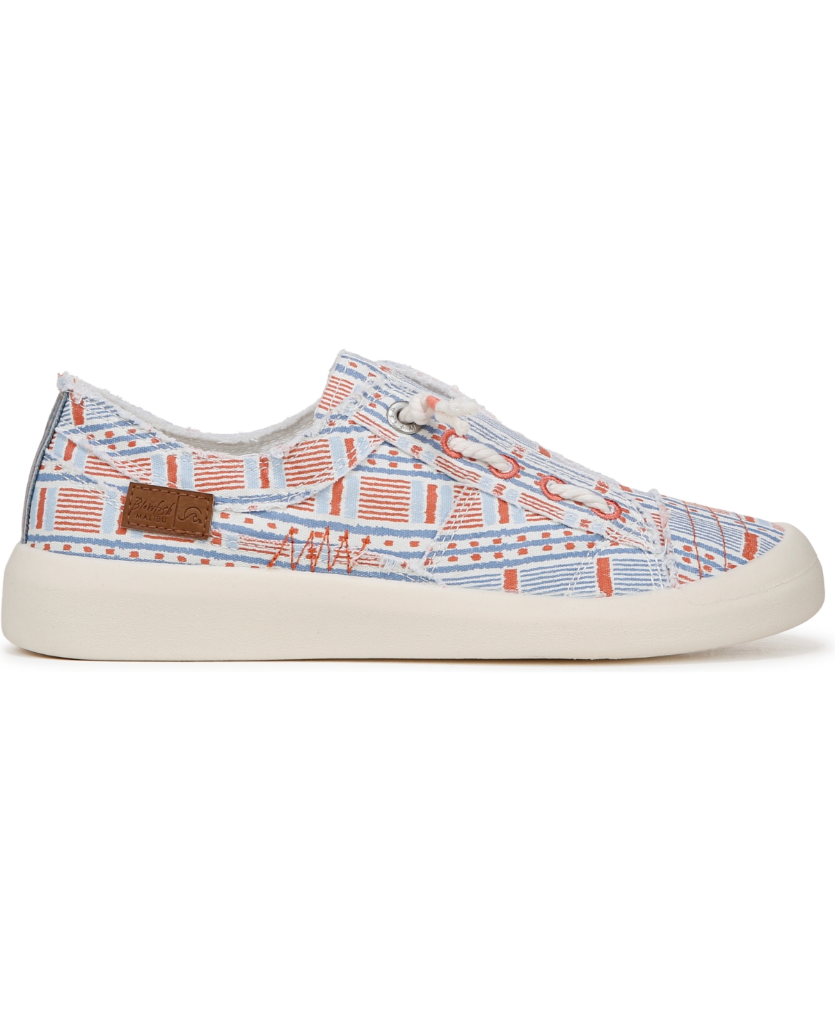 Blowfish Malibu Women's Beachside Round Toe Slip On Sneakers In Americana Stripe Canvas