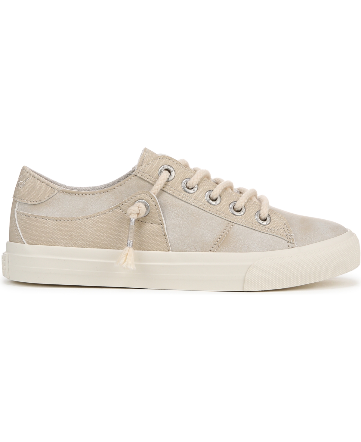 Blowfish Malibu Women's Martina Lace Up Platform Sneakers In Cream Faux Leather