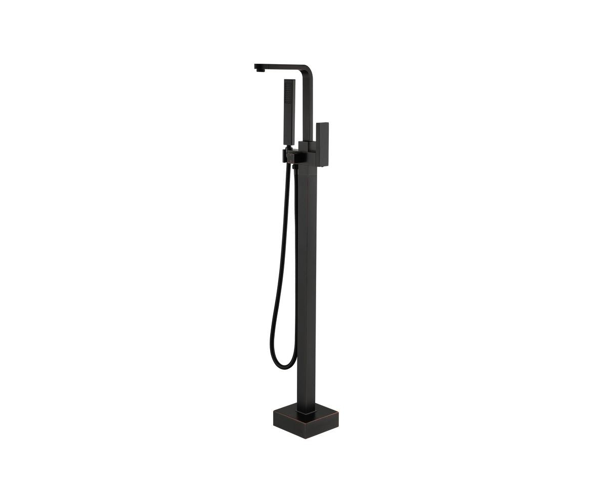Single Handle Floor Mounted 2 Trim - Bronze