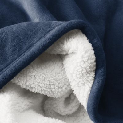 Bare Home Fleece Sherpa Blanket, Twin/Twin XL