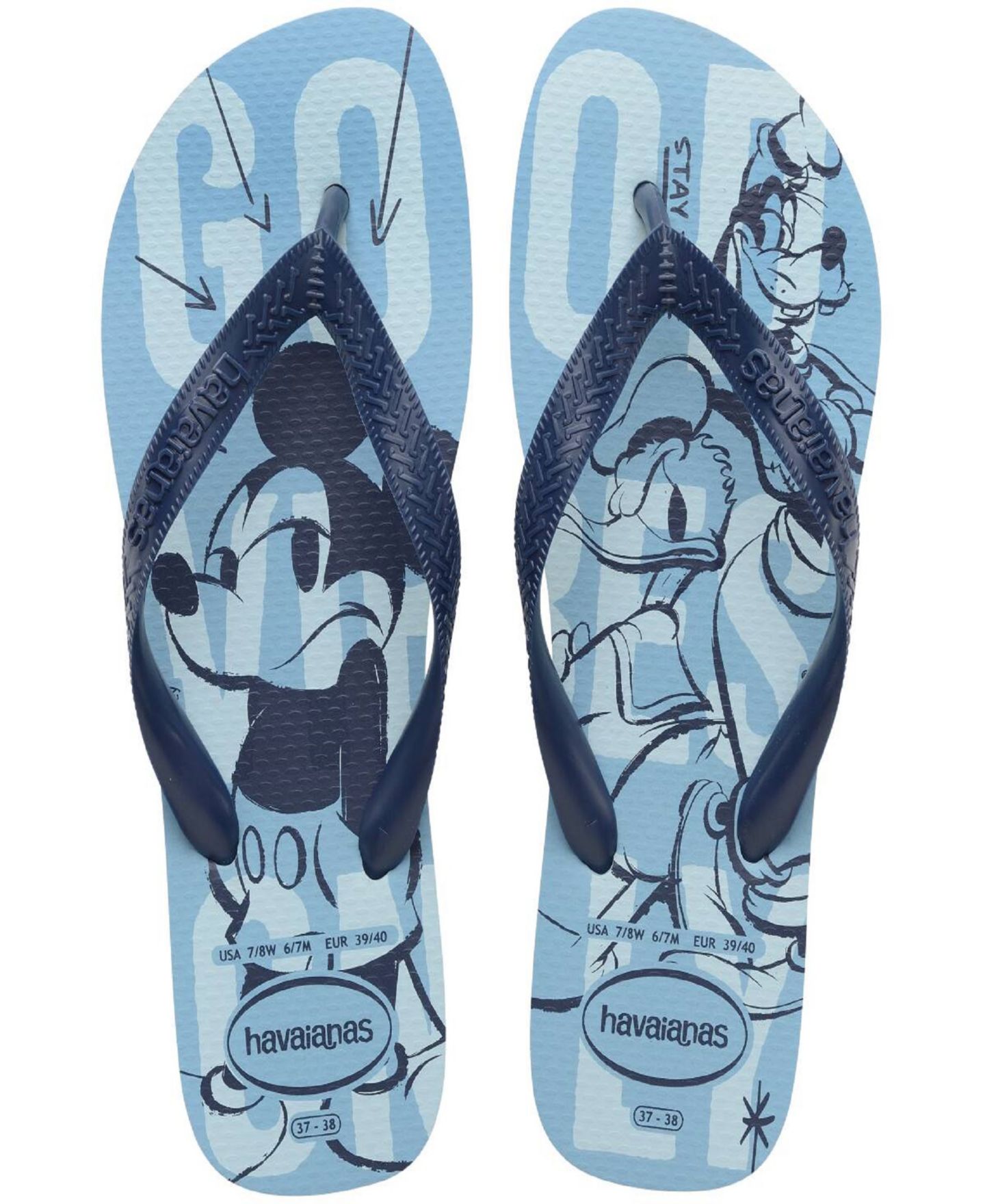 Мужские сандалии Havaianas Top Disney Sandal, цвет: Лавандовый синий — фото 1