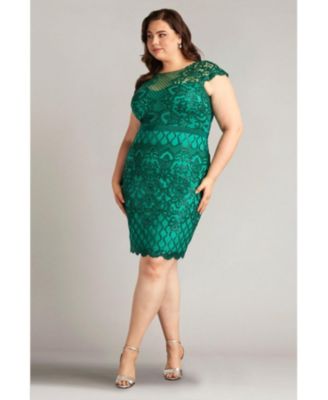 Miranda Sequin Embroidered Dress - PLUS SIZE