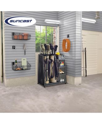 GO3216D Metal Golf Equipment Organizer Storage Rack w/ 3 Shelves