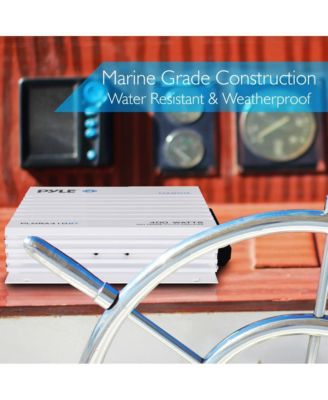 4-Channel Marine Bluetooth Amplifier - 400 Watt Waterproof