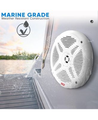 6.5'' Waterproof Marine Speakers with Bluetooth Amplifier, 4-Speaker System