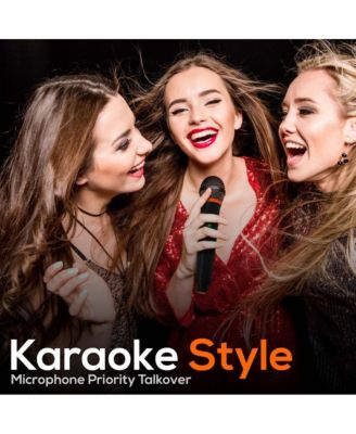 Bluetooth PA Speaker with Wireless Microphone – Portable Karaoke System with Rechargeable Battery, MP3/USB/SD, UHF Wireless Mic, 1200W