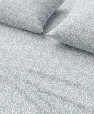 Ultra-Soft Turkish Cotton Flannel Winter Floral Print Sheet