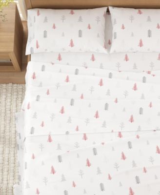 Ultra-Soft Turkish Cotton Flannel Winter Floral Print Sheet