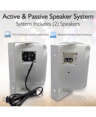 6.5” Bluetooth Wireless Waterproof Speakers - 800W Max Power, 2-Way Full Range Stereo Sound, Marine Grade, Indoor/Outdoor Use