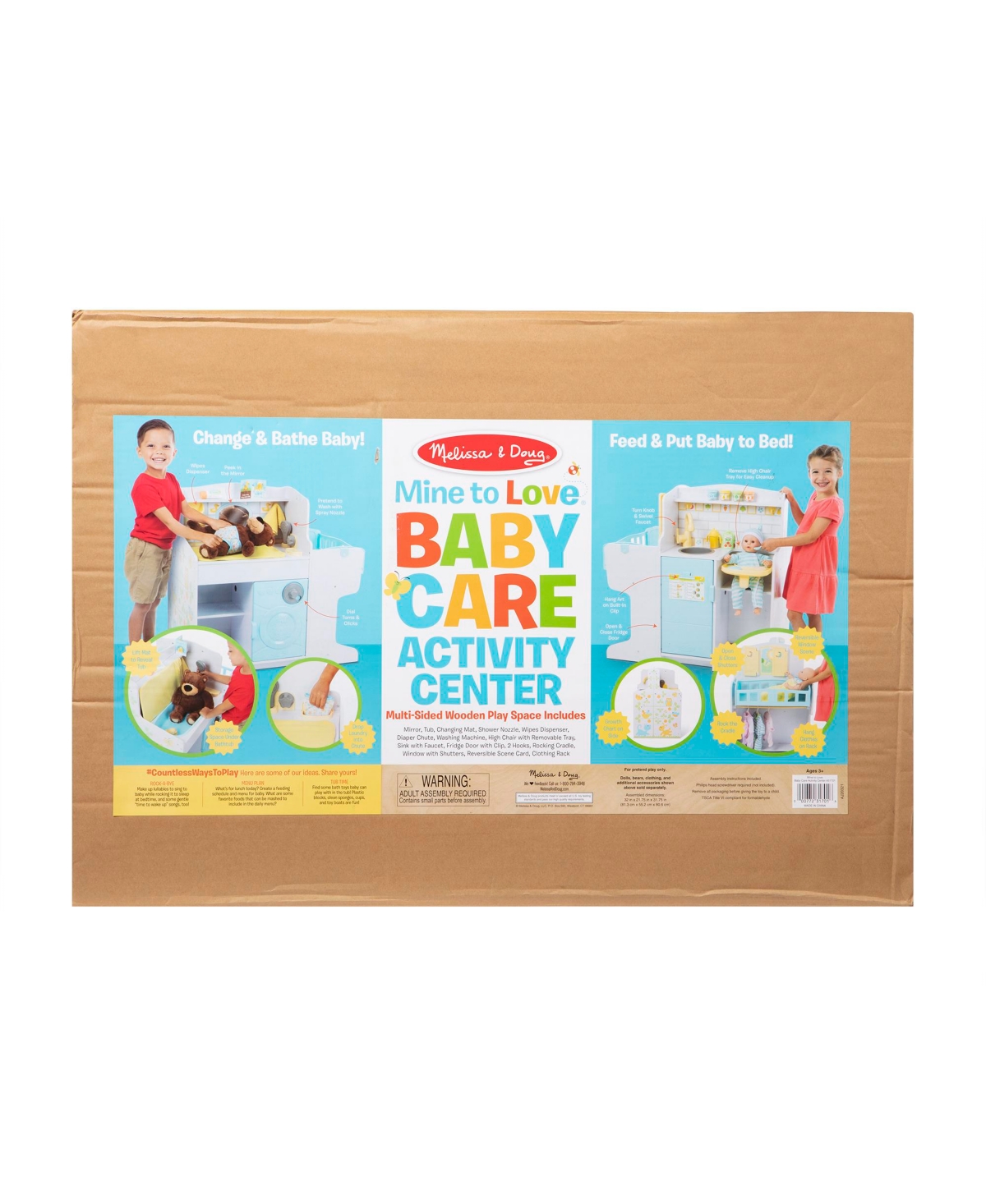 Melissa & Doug Baby Care Activity Center In Multicolor