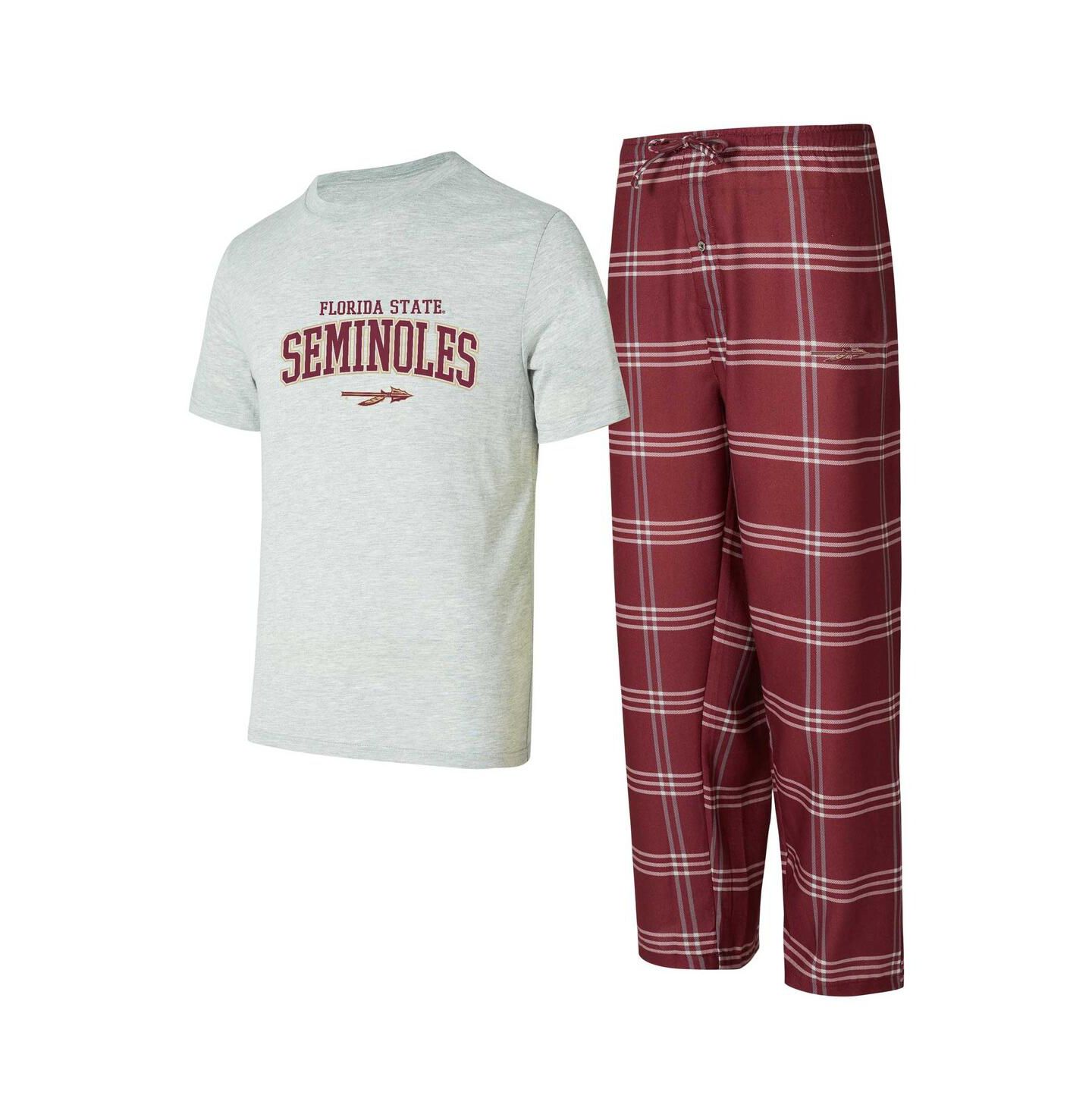 Мужские пижамы Concepts Sport Florida State Seminoles T-Shirt Pants Sleep Set — фото 1