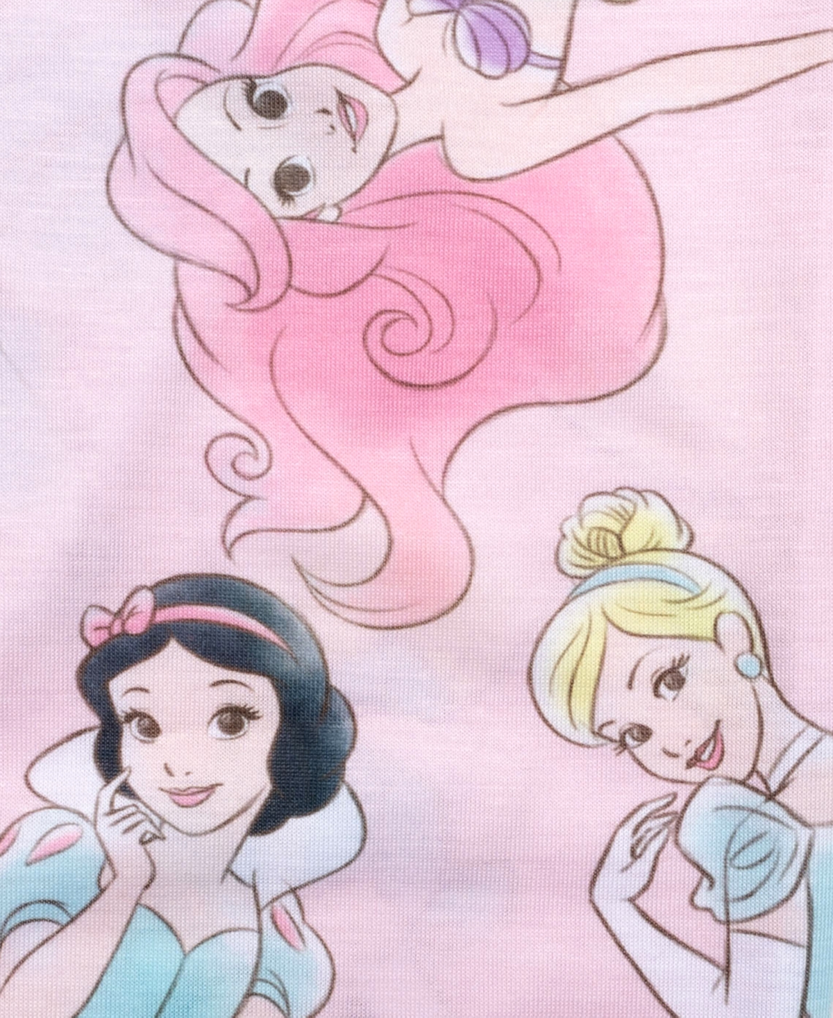 Disney Princess Big Girls Short Sleeve, Shorts, And Jogger Bottoms, 3-piece Pajama Set In Assorted