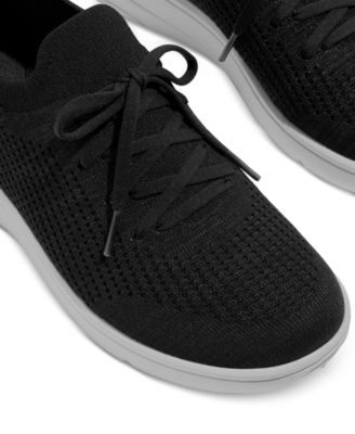 Women's Super-Q Knit Slip-On Lace-Up Sneakers