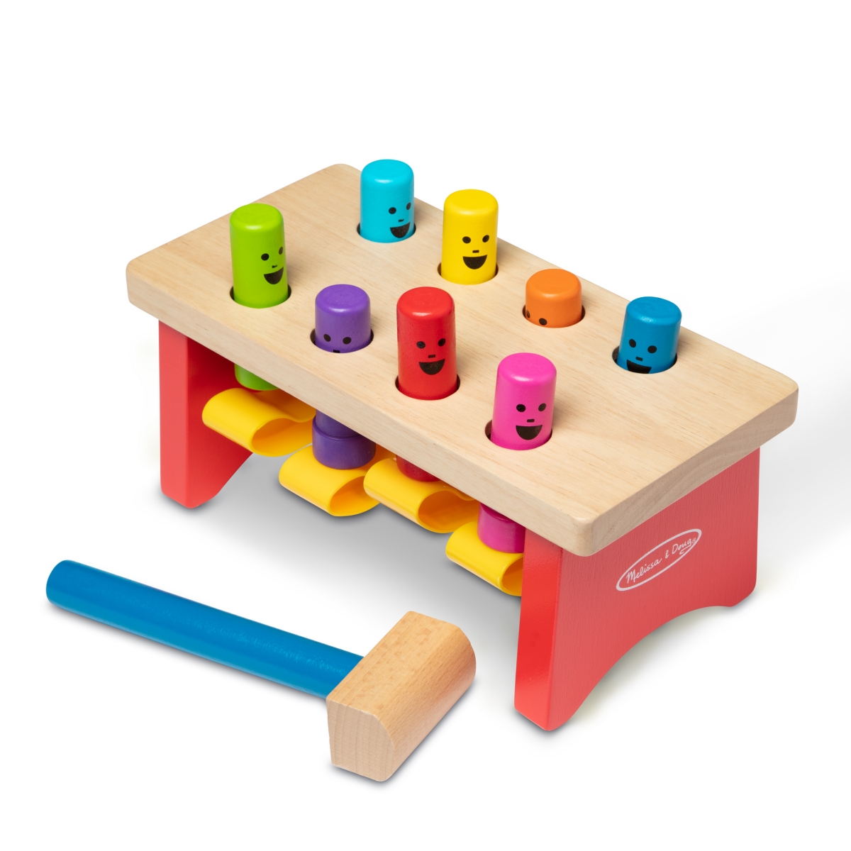 Melissa & Doug Kids Toys, Deluxe Pounding Bench In Brown