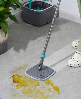 True Clean Spin Mop &amp; Bucket Cleaning  System