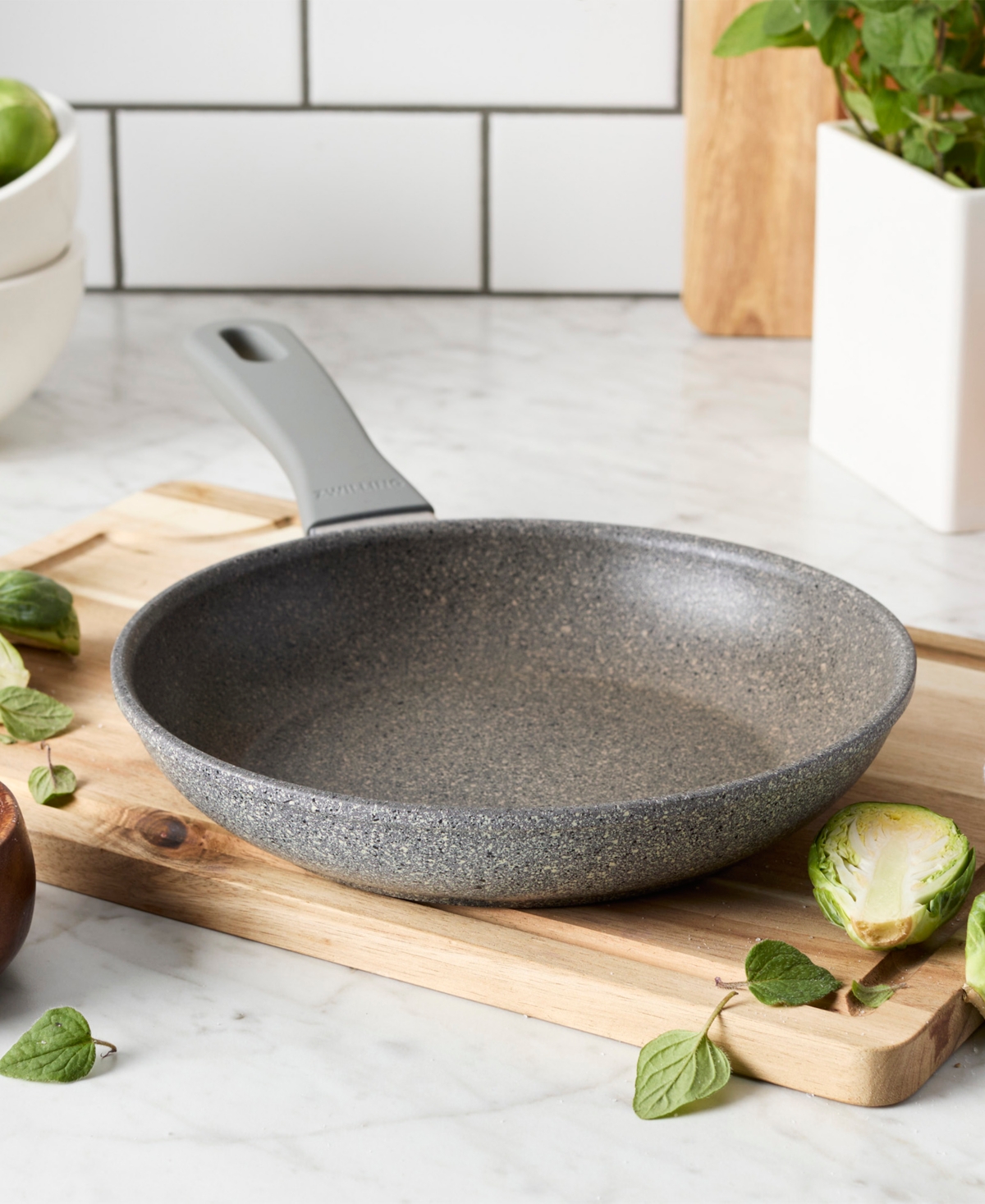 Zwilling Parma Plus Aluminum Nonstick 8" Fry Pan In Gray